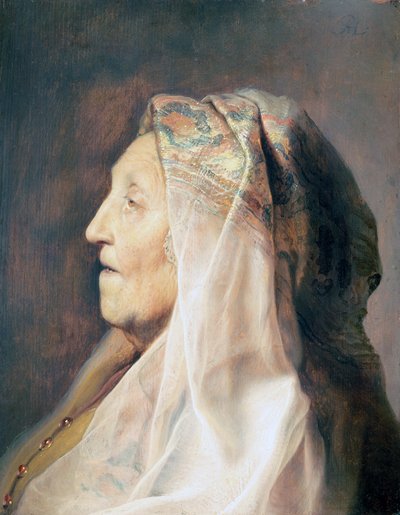 Profilo di una Vecchia da Rembrandt van Rijn